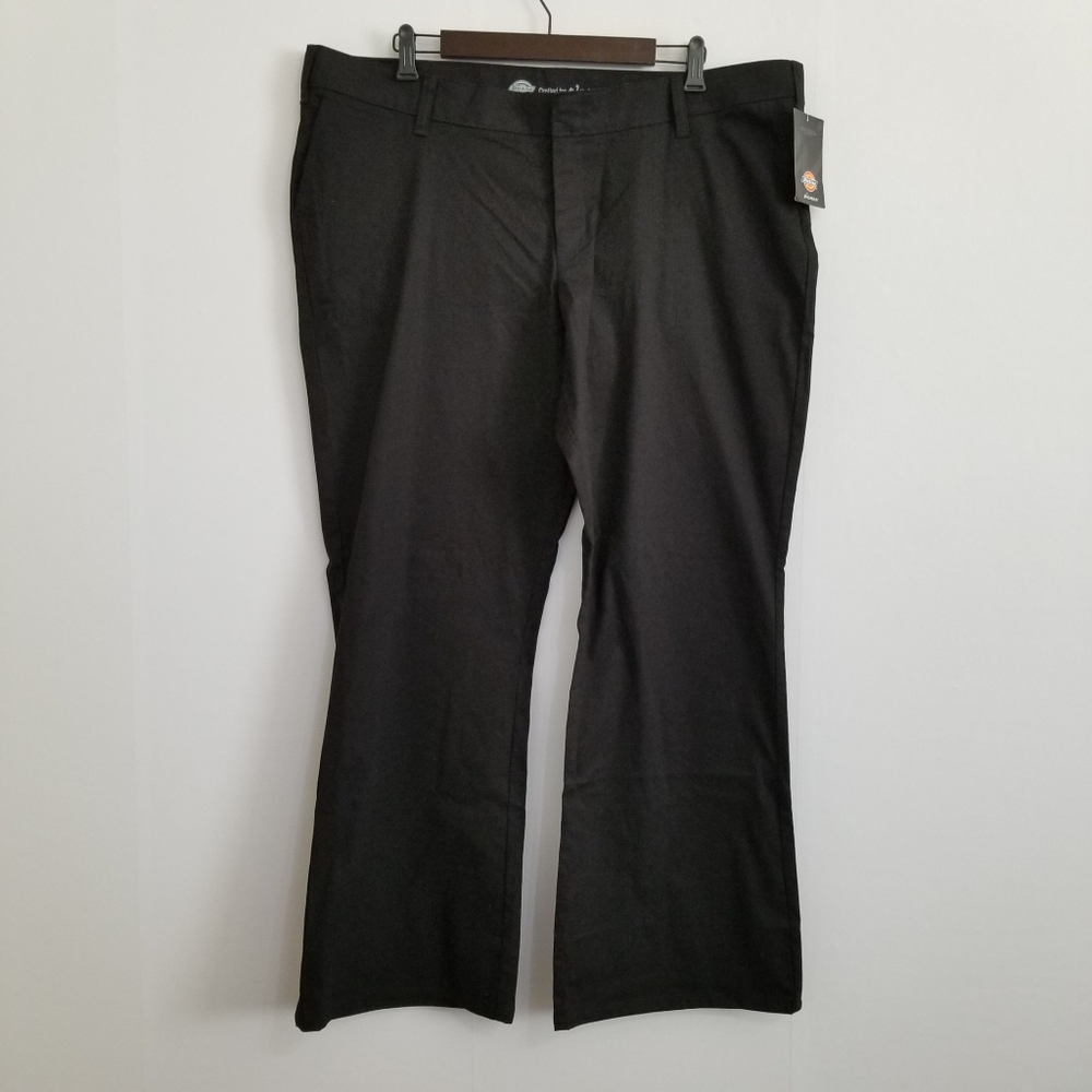 Dickies Women's Black Boot Cut Work Pants sz20